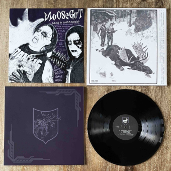 MOOSEGUT Besieged by Primitive Command LP BLACK , PRE-ORDER [VINYL 12"]